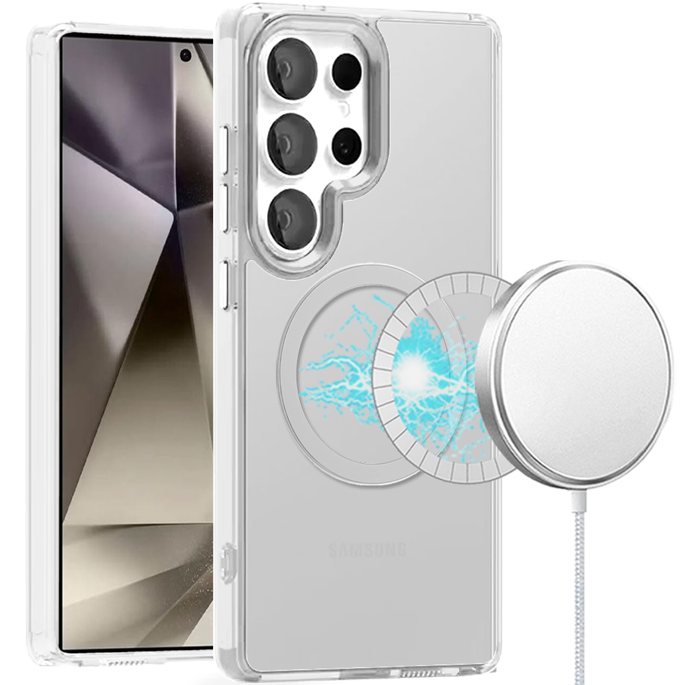 Für Samsung Galaxy S25 Ultra Clear Magnetic Kompatibel mit MagSafe Case Hülle - Bild 19 von 55