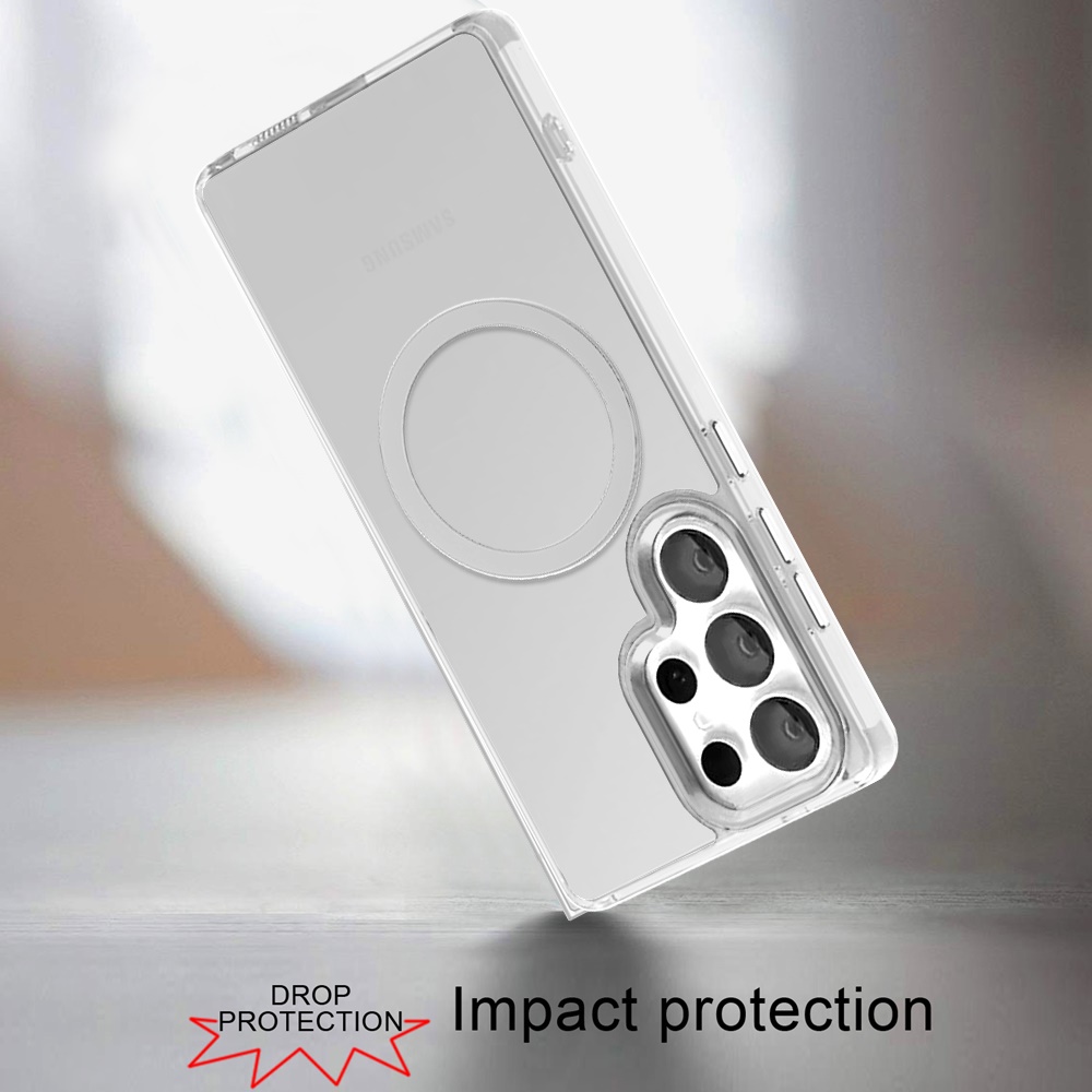 Für Samsung Galaxy S25 Ultra Clear Magnetic Kompatibel mit MagSafe Case Hülle - Bild 20 von 55