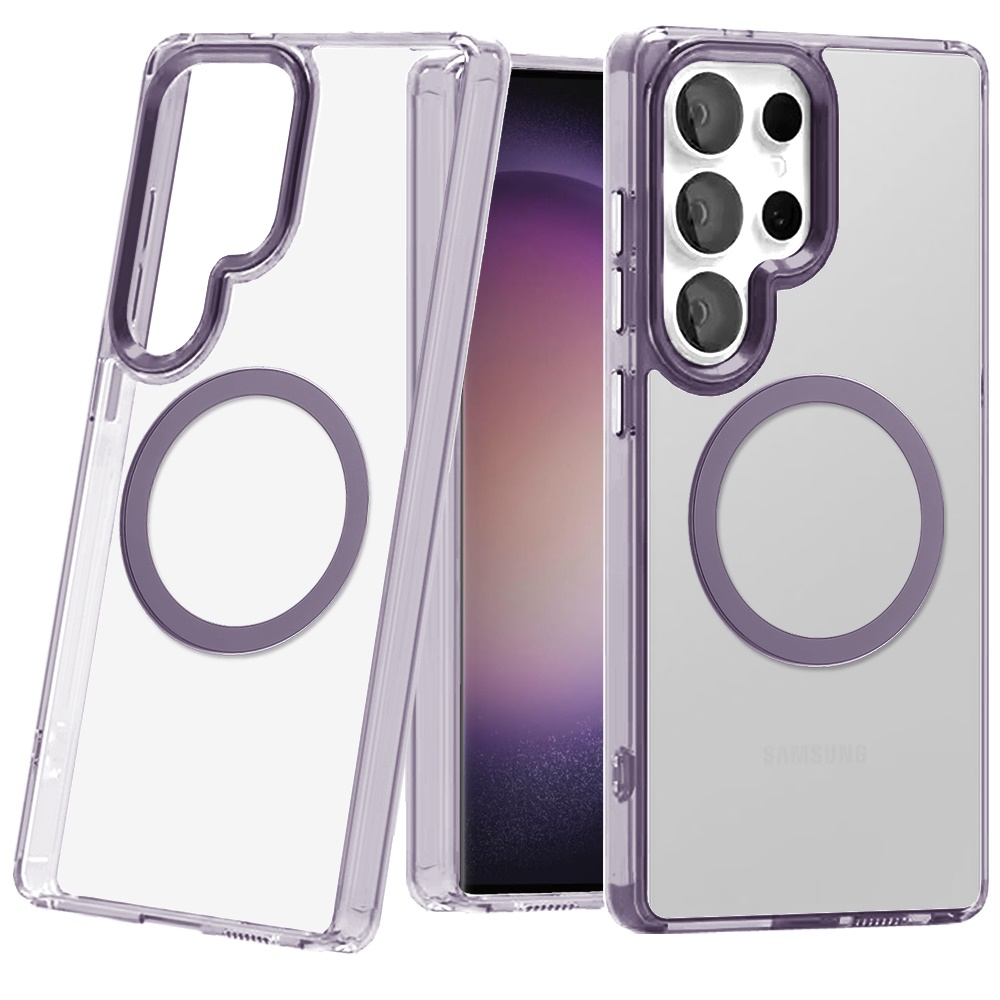 Für Samsung Galaxy S25 Ultra Clear Magnetic Kompatibel mit MagSafe Case Hülle - Bild 53 von 55