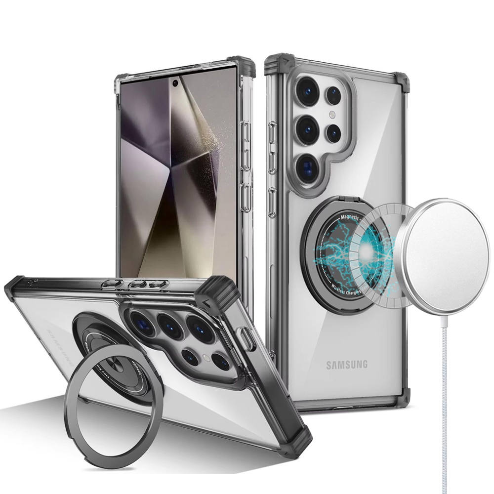 Für Samsung Galaxy S25 Ultra Kompatibel Magsafe Ring Unsichtbar Ständer Hülle Cover - Bild 30 von 57