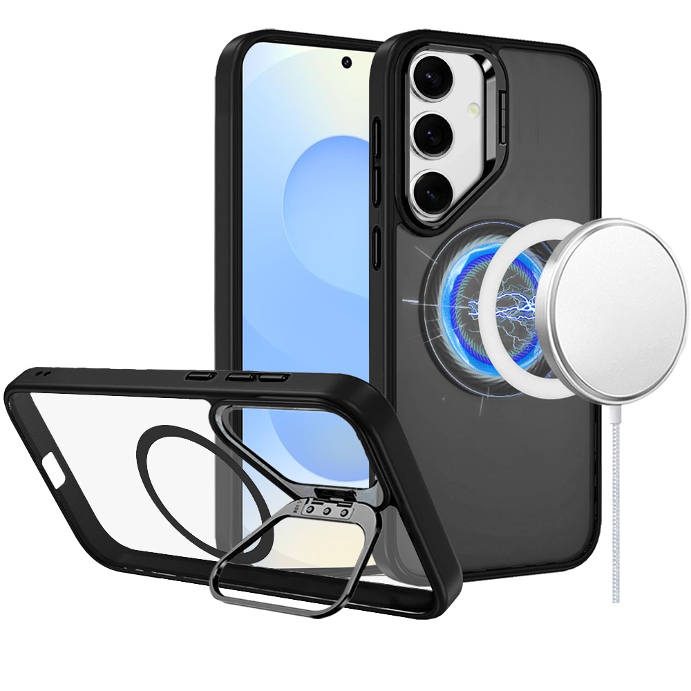For Samsung Galaxy S25 Ultra Rugged MagSafe Compatible Camera Stand Case Cover - Imagen 15 de 50