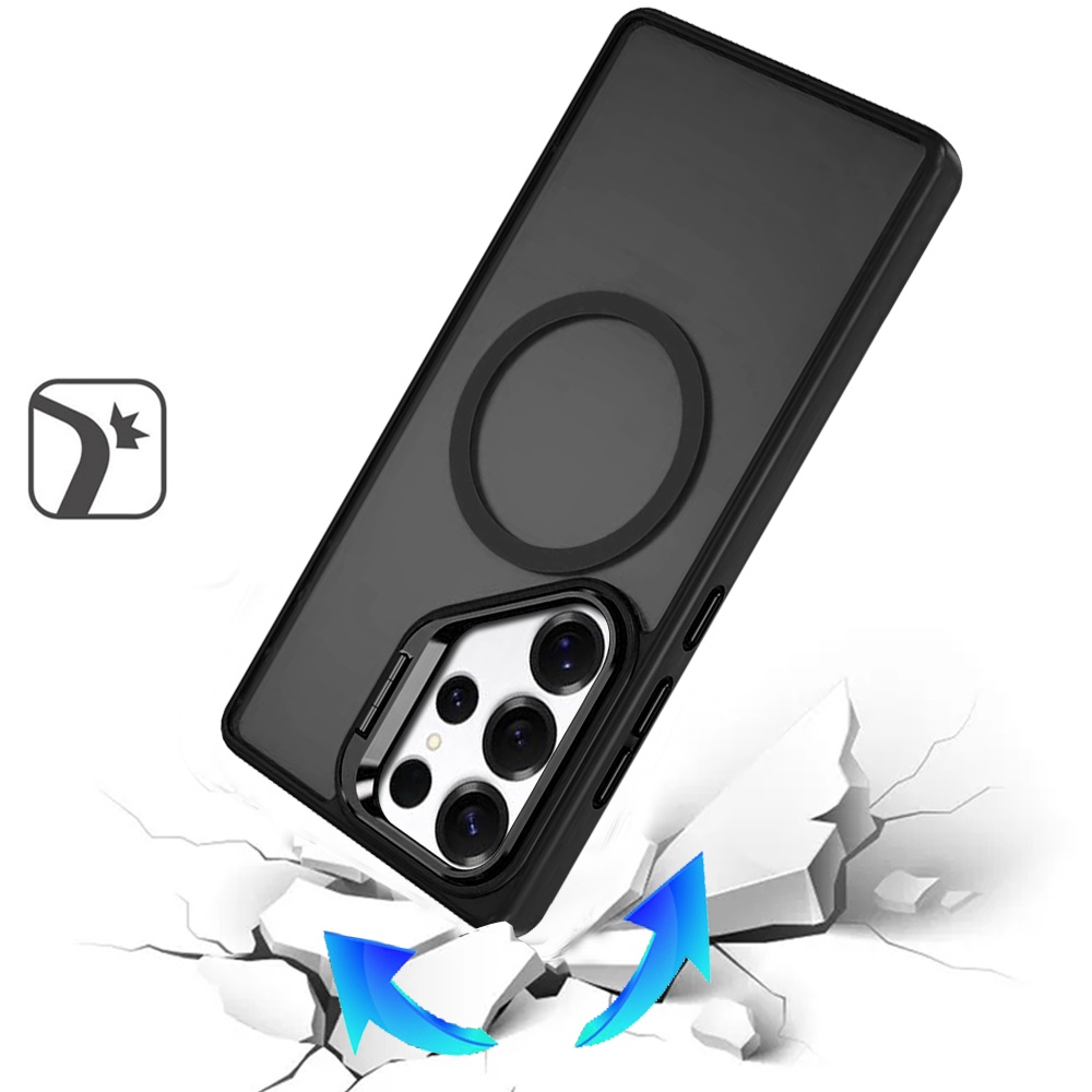 For Samsung Galaxy S25 Ultra Rugged MagSafe Compatible Camera Stand Case Cover - Imagen 10 de 50