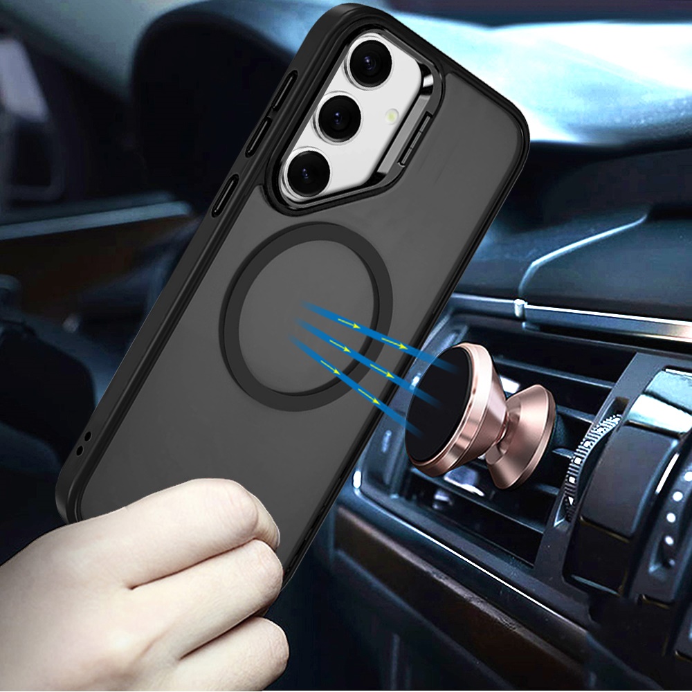 For Samsung Galaxy S25 Ultra Rugged MagSafe Compatible Camera Stand Case Cover - Imagen 14 de 50