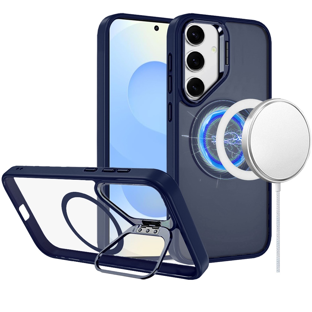 For Samsung Galaxy S25 Ultra Rugged MagSafe Compatible Camera Stand Case Cover - Imagen 22 de 50