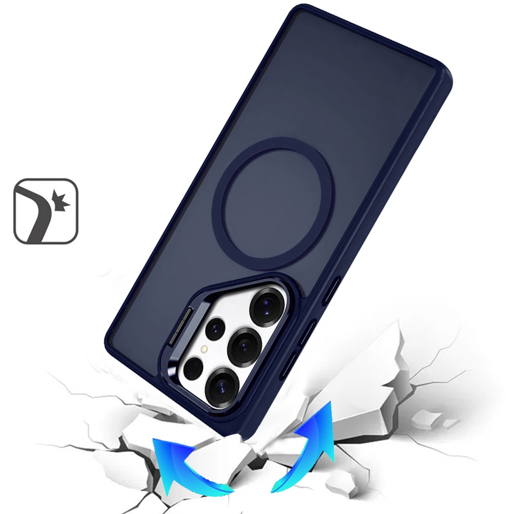For Samsung Galaxy S25 Ultra Rugged MagSafe Compatible Camera Stand Case Cover - Imagen 17 de 50