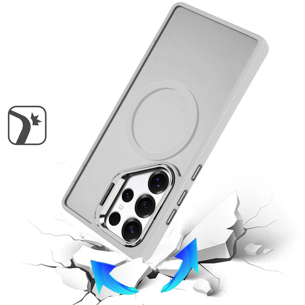For Samsung Galaxy S25 Ultra Rugged MagSafe Compatible Camera Stand Case Cover - Imagen 45 de 50