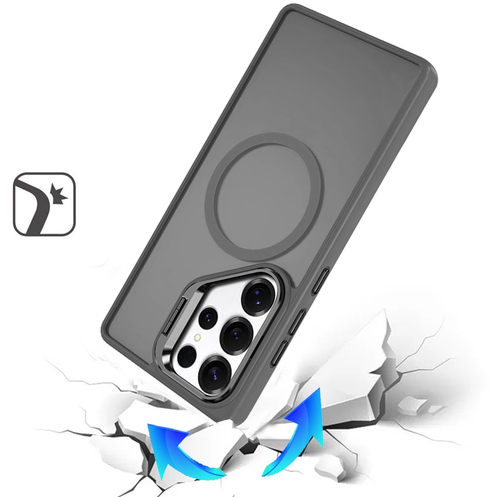 For Samsung Galaxy S25 Ultra Rugged MagSafe Compatible Camera Stand Case Cover - Imagen 38 de 50