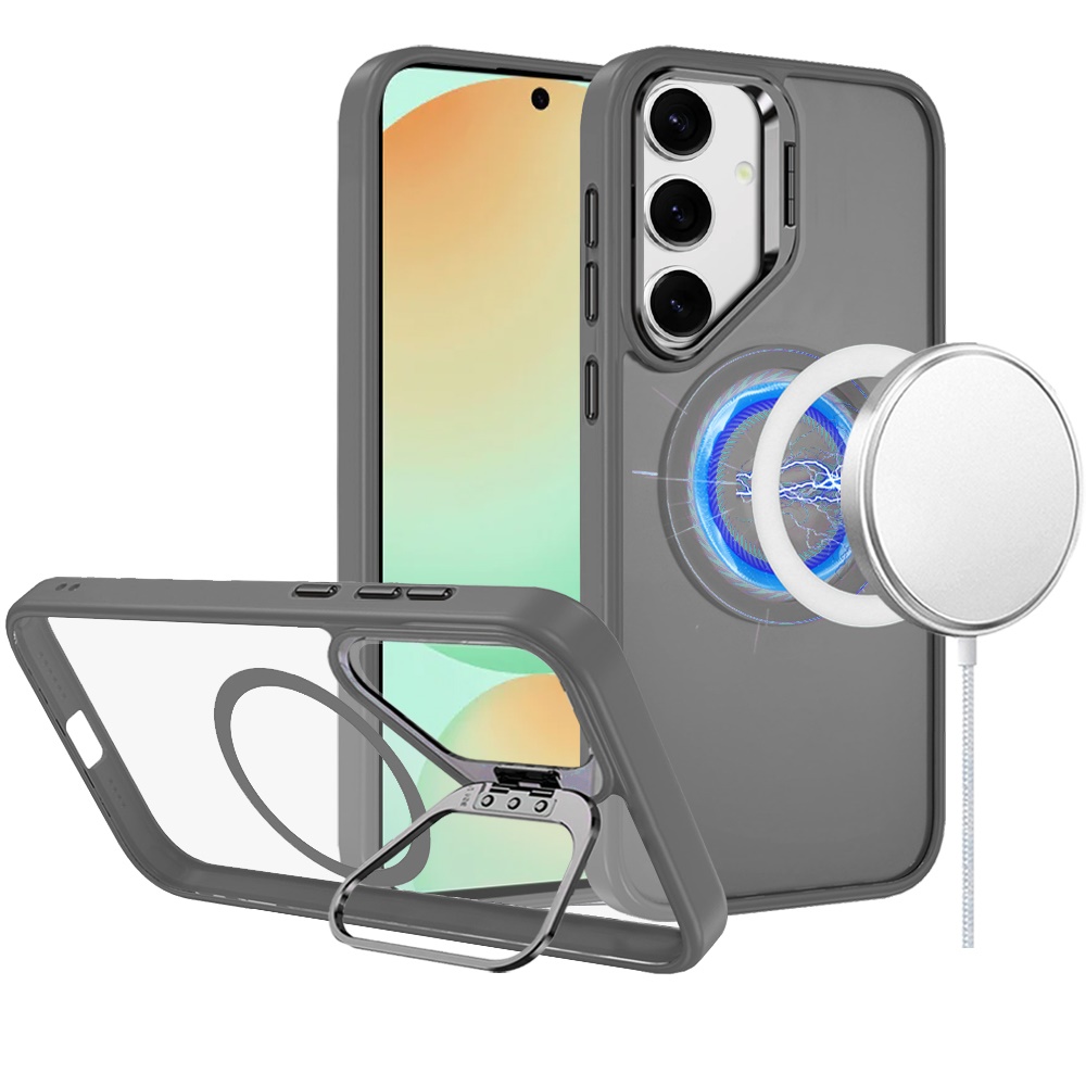 For Samsung Galaxy S25 Ultra Rugged MagSafe Compatible Camera Stand Case Cover - Imagen 40 de 50