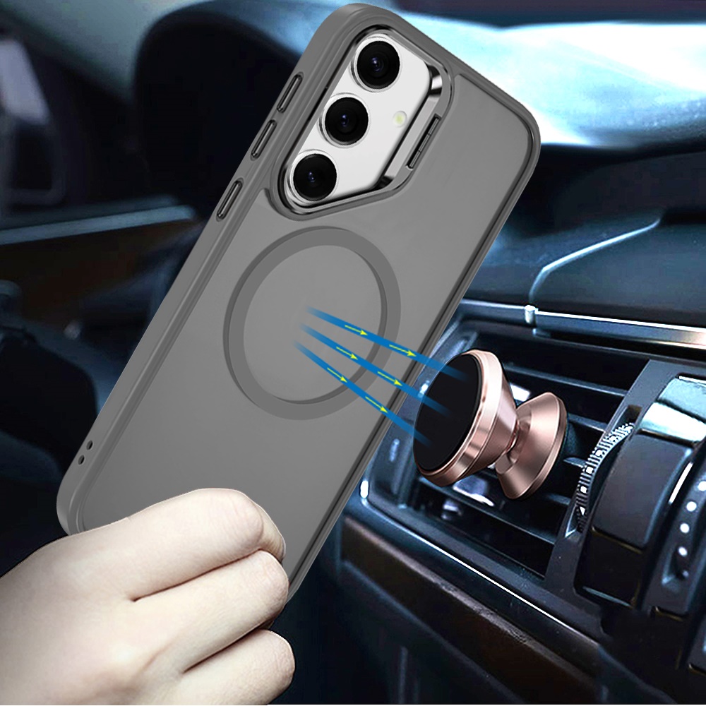 For Samsung Galaxy S25 Ultra Rugged MagSafe Compatible Camera Stand Case Cover - Imagen 42 de 50