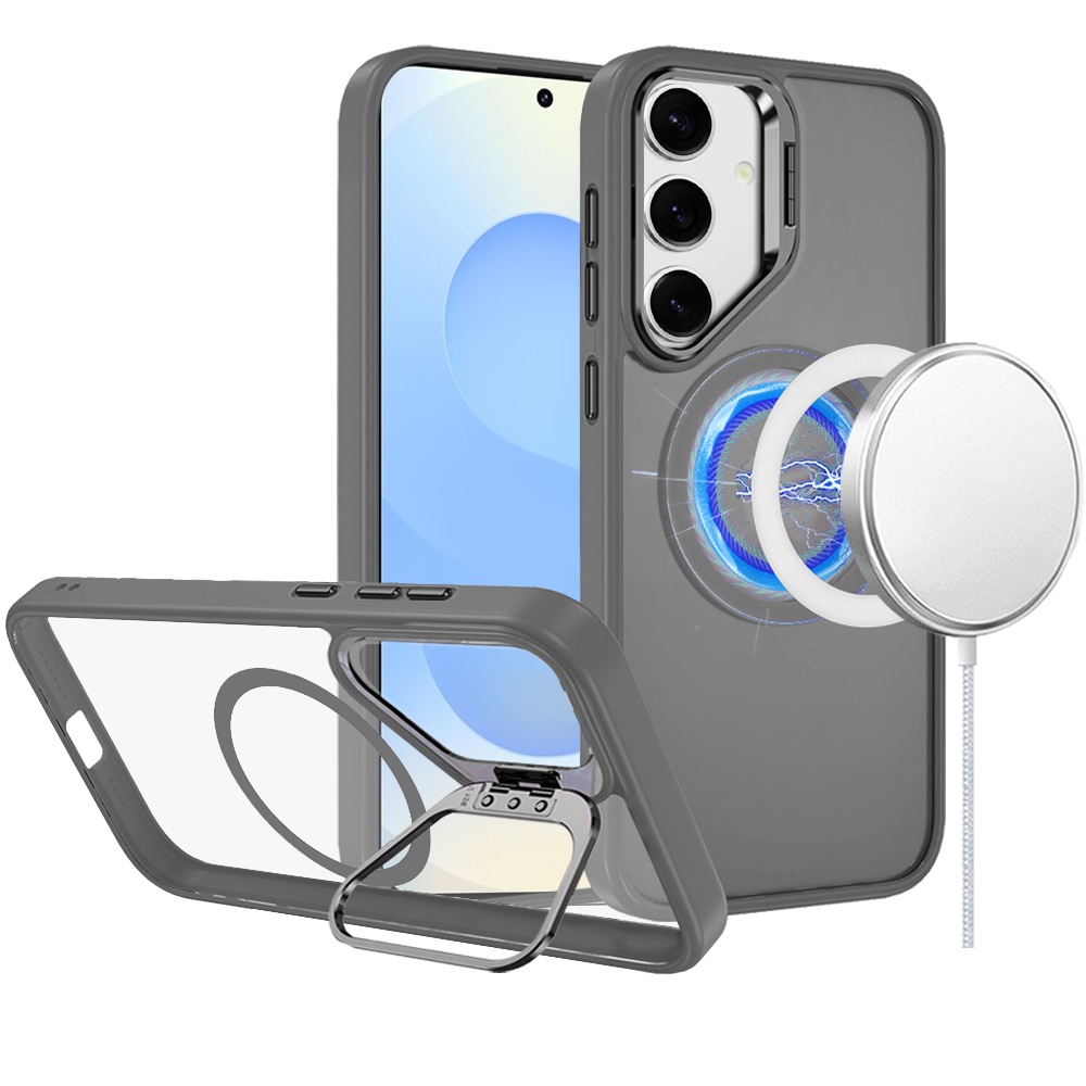 For Samsung Galaxy S25 Ultra Rugged MagSafe Compatible Camera Stand Case Cover - Imagen 43 de 50
