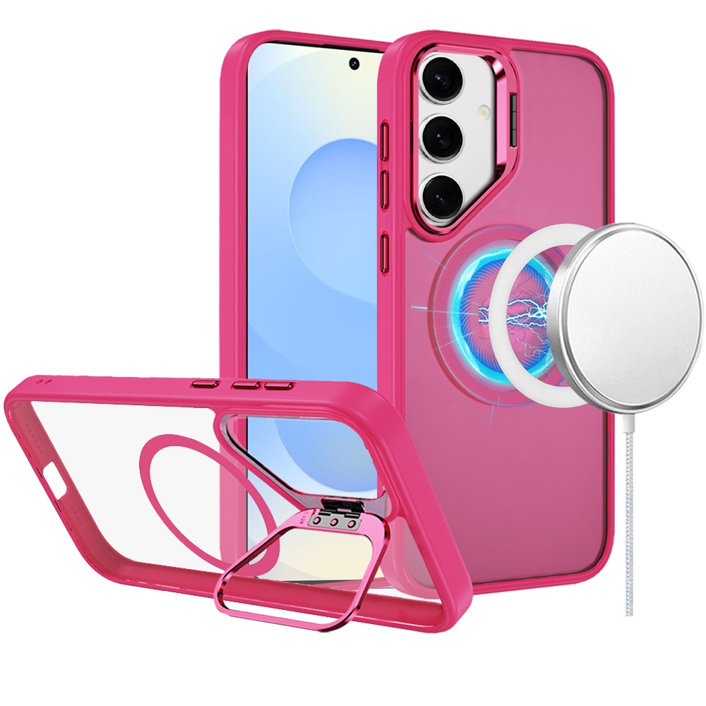 For Samsung Galaxy S25 Ultra Rugged MagSafe Compatible Camera Stand Case Cover - Imagen 36 de 50