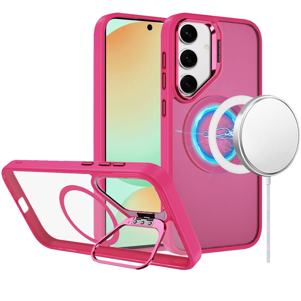 For Samsung Galaxy S25 Ultra Rugged MagSafe Compatible Camera Stand Case Cover - Imagen 33 de 50
