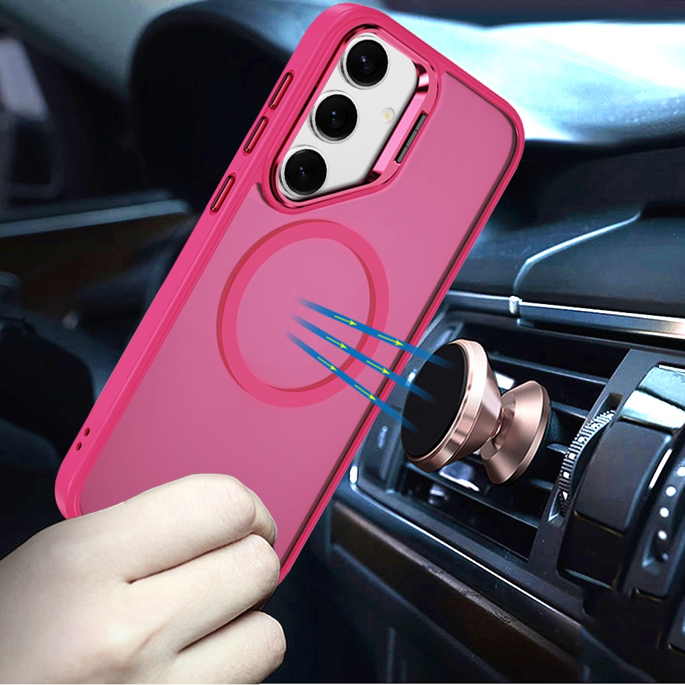 For Samsung Galaxy S25 Ultra Rugged MagSafe Compatible Camera Stand Case Cover - Imagen 35 de 50