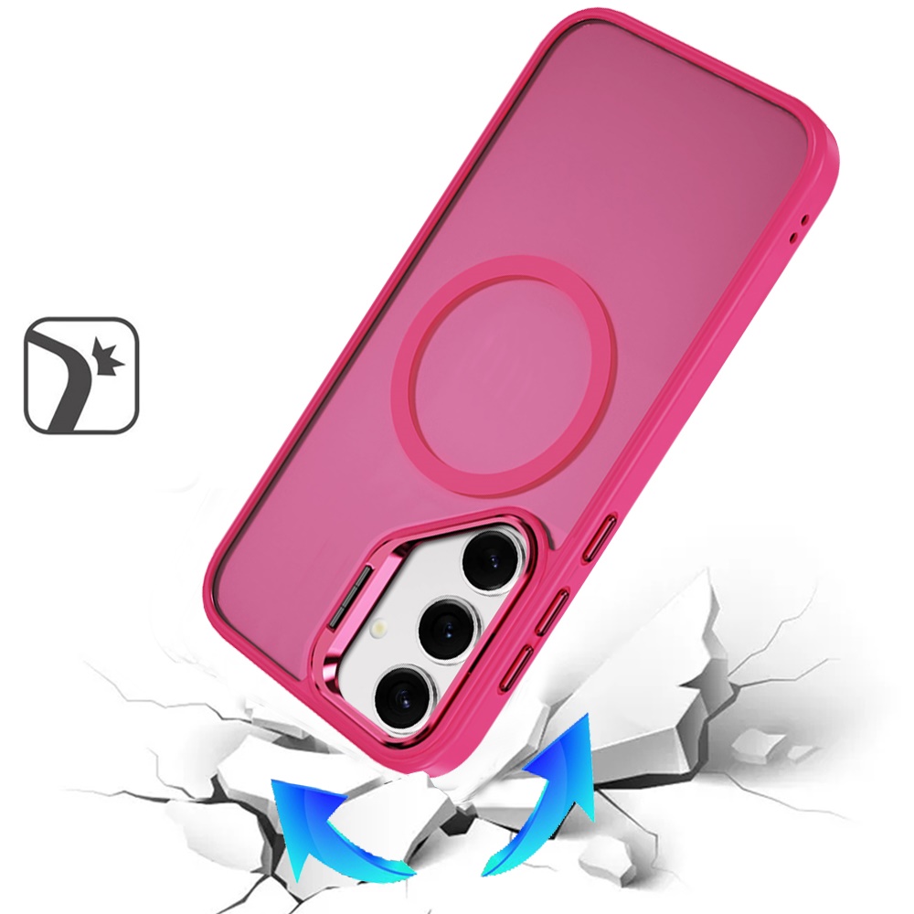 For Samsung Galaxy S25 Ultra Rugged MagSafe Compatible Camera Stand Case Cover - Imagen 34 de 50