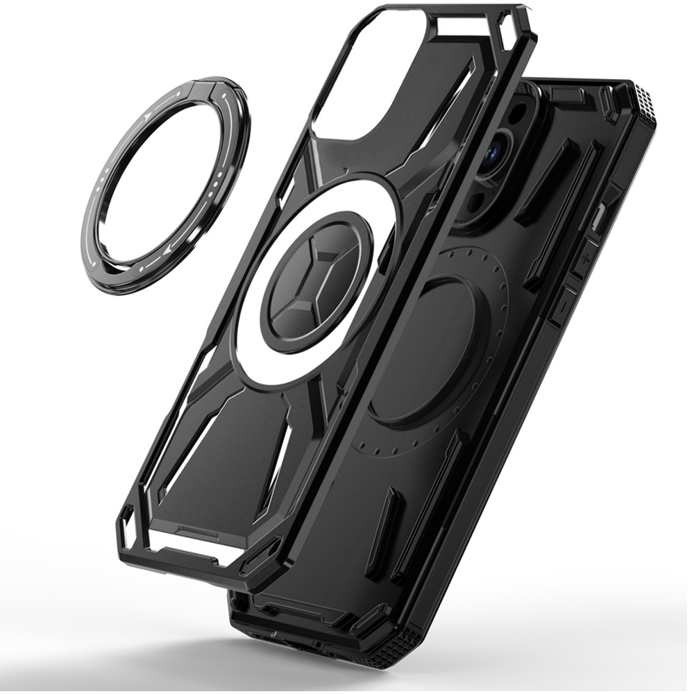 For Samsung Galaxy S25 Ultra Compatible w/ MagSafe Ring stand Hybrid Case Cover - Picture 19 of 55
