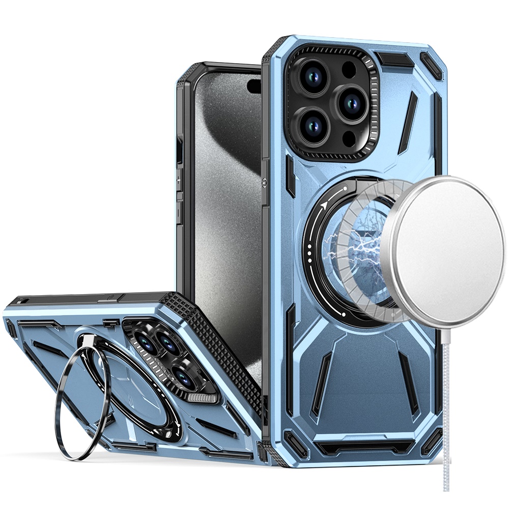 For Samsung Galaxy S25 Ultra Compatible w/ MagSafe Ring stand Hybrid Case Cover - Picture 32 of 55