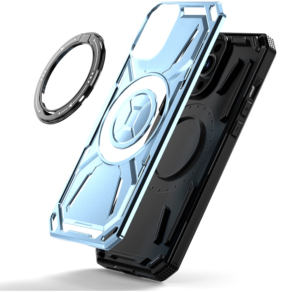 For Samsung Galaxy S25 Ultra Compatible w/ MagSafe Ring stand Hybrid Case Cover - Picture 37 of 55