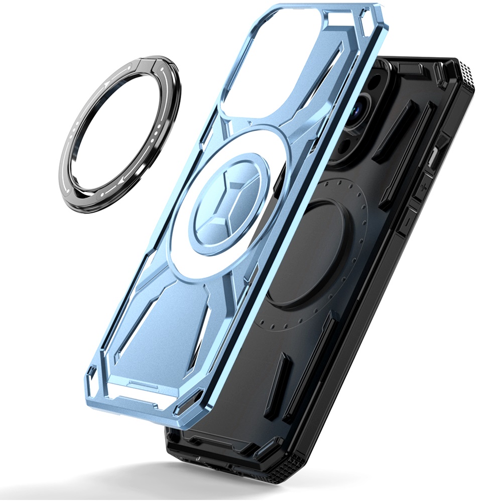 For Samsung Galaxy S25 Ultra Compatible w/ MagSafe Ring stand Hybrid Case Cover - Picture 34 of 55