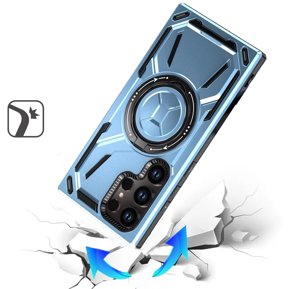 For Samsung Galaxy S25 Ultra Compatible w/ MagSafe Ring stand Hybrid Case Cover - Picture 30 of 55