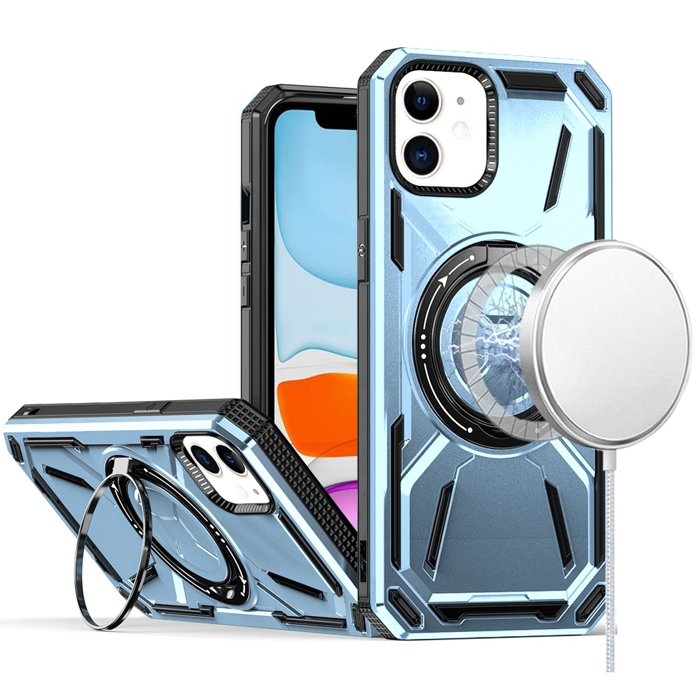 For Samsung Galaxy S25 Ultra Compatible w/ MagSafe Ring stand Hybrid Case Cover - Picture 35 of 55