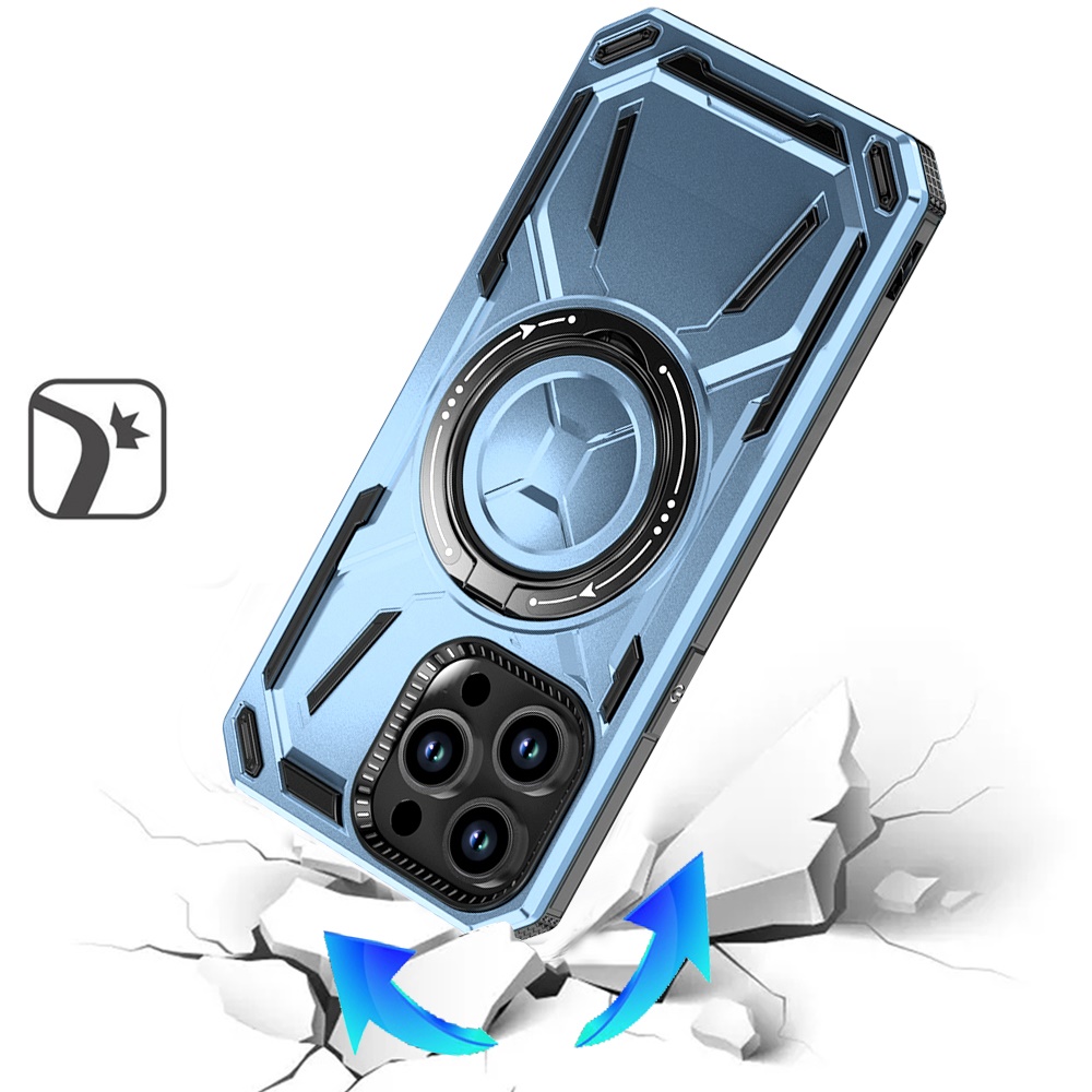 For Samsung Galaxy S25 Ultra Compatible w/ MagSafe Ring stand Hybrid Case Cover - Picture 33 of 55