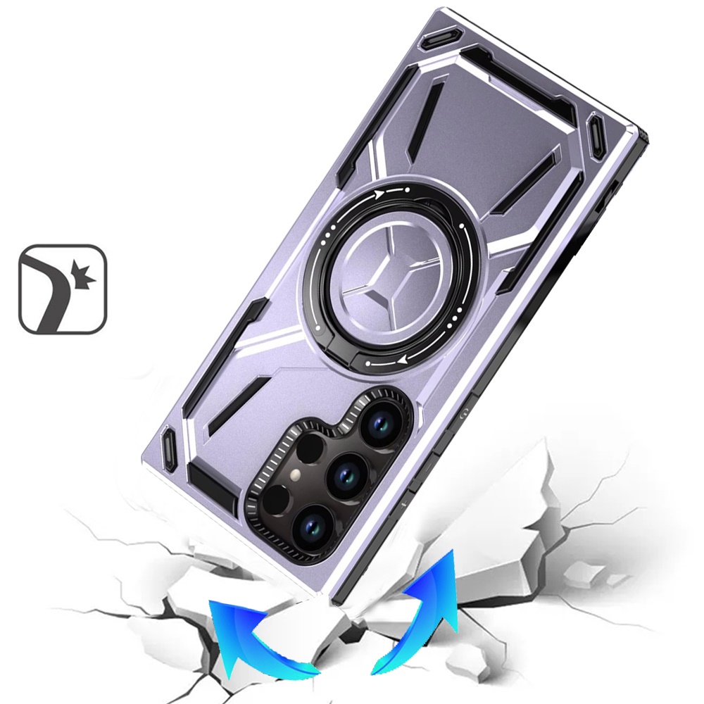 For Samsung Galaxy S25 Ultra Compatible w/ MagSafe Ring stand Hybrid Case Cover - Picture 48 of 55