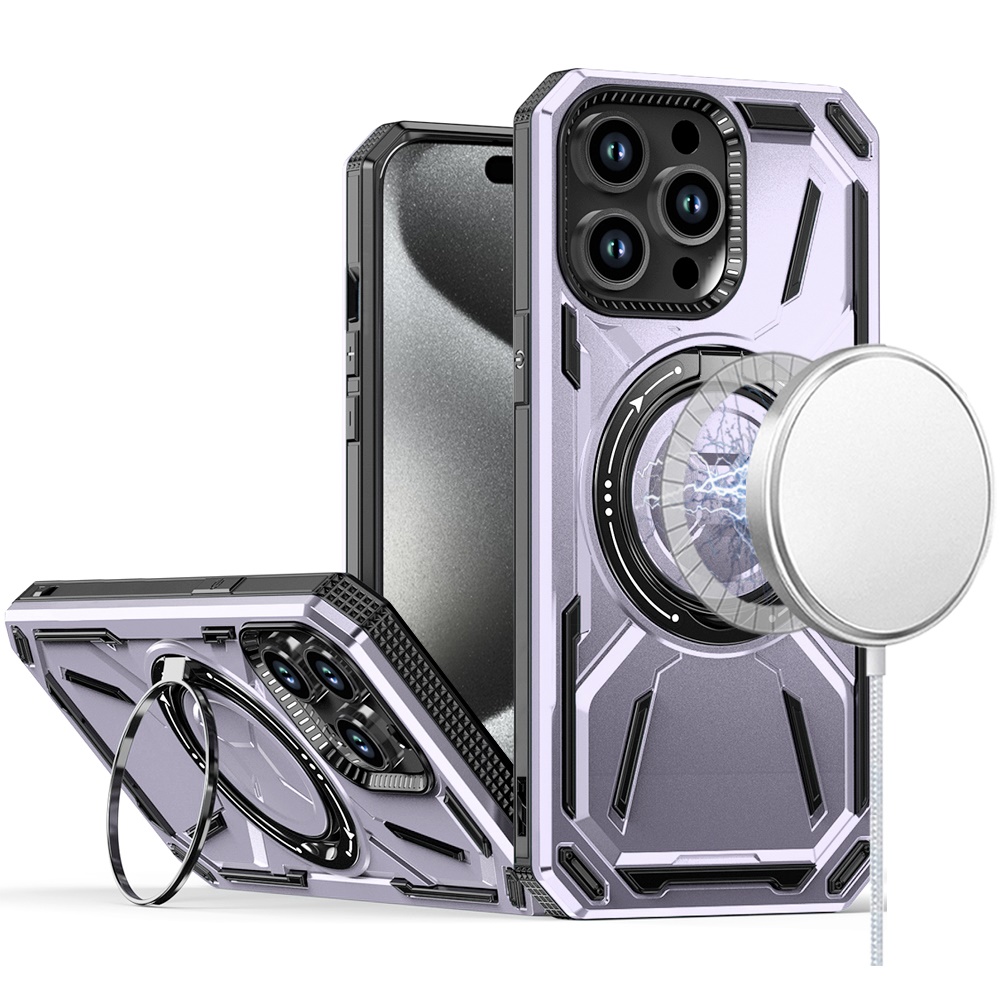 For Samsung Galaxy S25 Ultra Compatible w/ MagSafe Ring stand Hybrid Case Cover - Picture 50 of 55