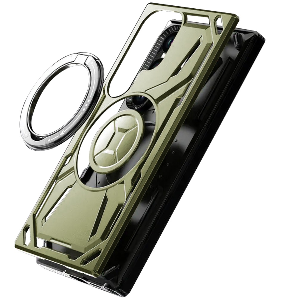 For Samsung Galaxy S25 Ultra Compatible w/ MagSafe Ring stand Hybrid Case Cover - Picture 40 of 55