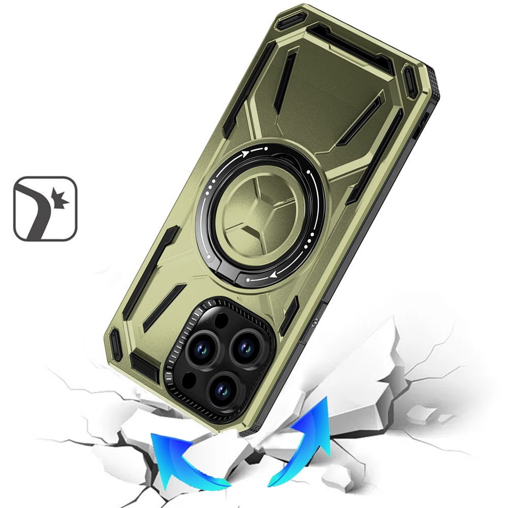 For Samsung Galaxy S25 Ultra Compatible w/ MagSafe Ring stand Hybrid Case Cover - Picture 42 of 55