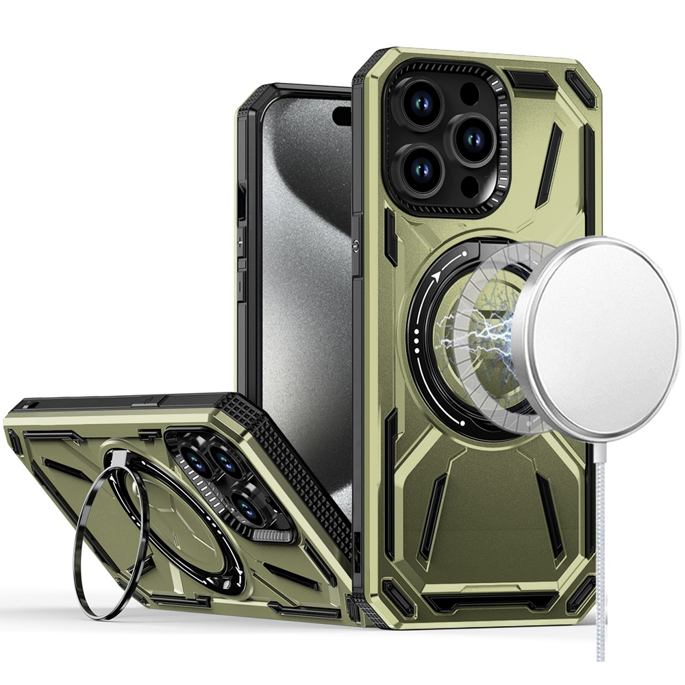 For Samsung Galaxy S25 Ultra Compatible w/ MagSafe Ring stand Hybrid Case Cover - Picture 41 of 55