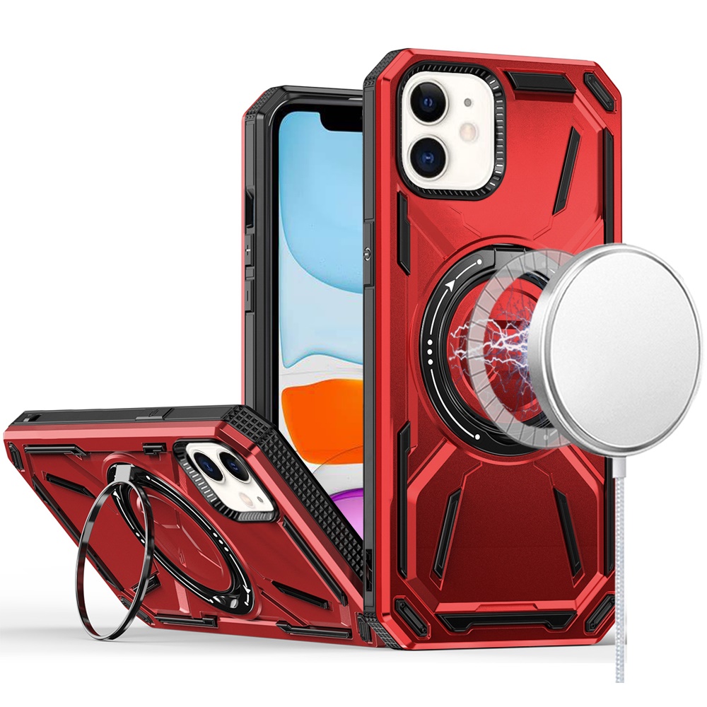 For Samsung Galaxy S25 Ultra Compatible w/ MagSafe Ring stand Hybrid Case Cover - Picture 26 of 55