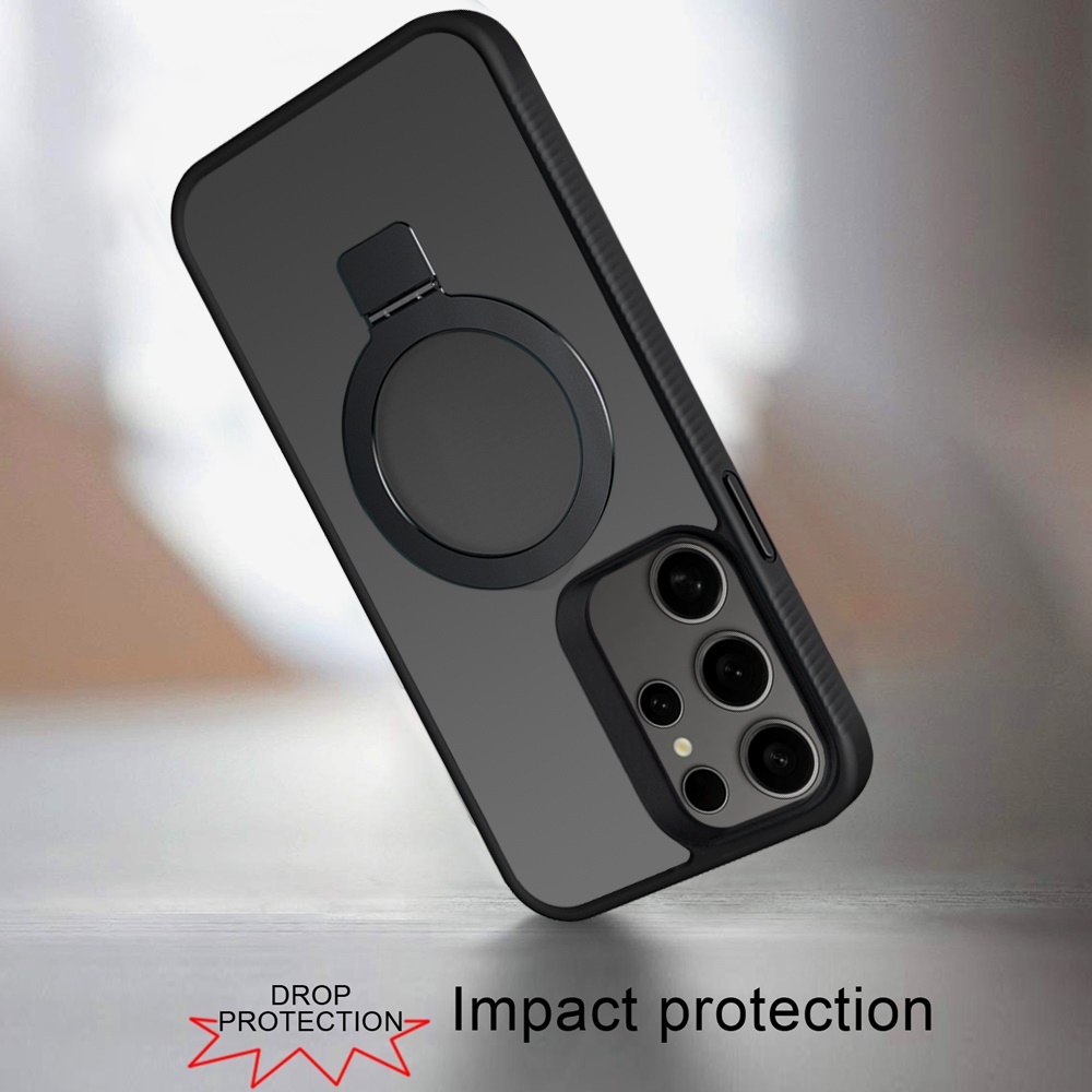 For Samsung Galaxy S25 Ultra Compatible w/ MagSafe Ring Kickstand Case Cover - Picture 22 of 54