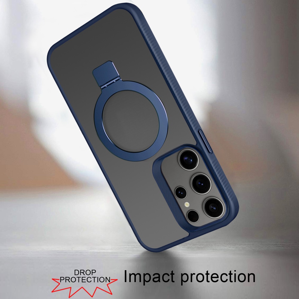 For Samsung Galaxy S25 Ultra Compatible w/ MagSafe Ring Kickstand Case Cover - Picture 33 of 54