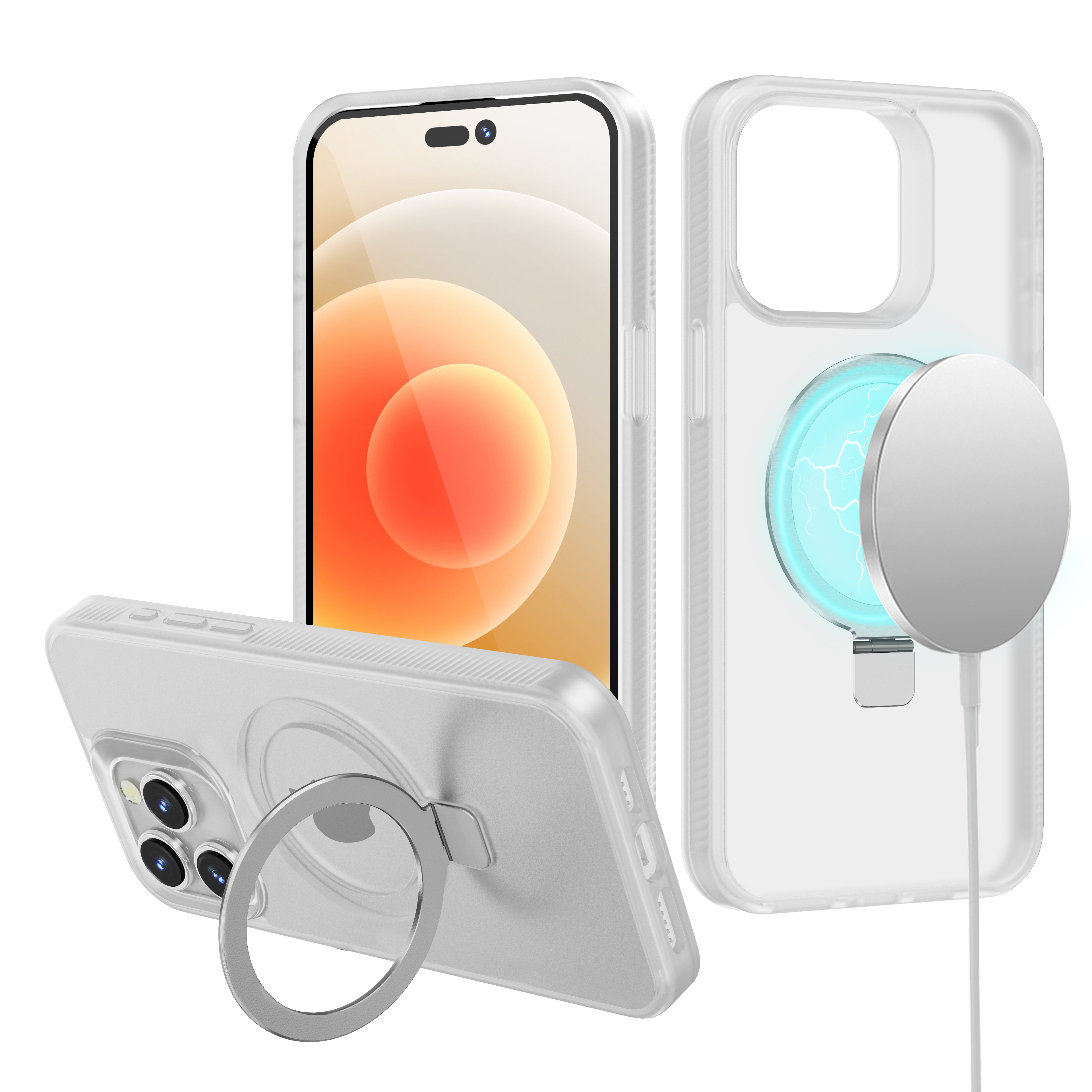 For Samsung Galaxy S25 Ultra Compatible w/ MagSafe Ring Kickstand Case Cover - Picture 38 of 54