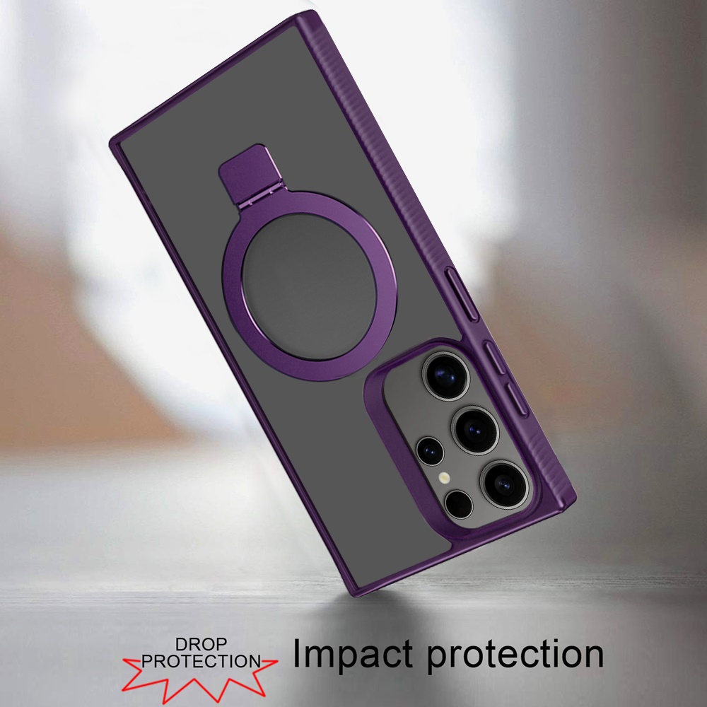 For Samsung Galaxy S25 Ultra Compatible w/ MagSafe Ring Kickstand Case Cover - Picture 47 of 54