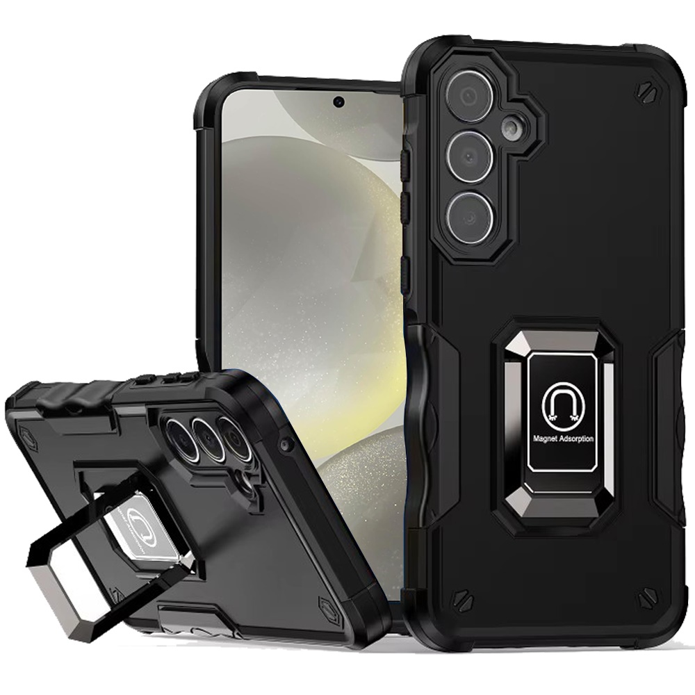 For Samsung Galaxy S25 Ultra Hybrid Magnetic Ring Holder Stand Rugged Case Cover - Picture 13 of 91