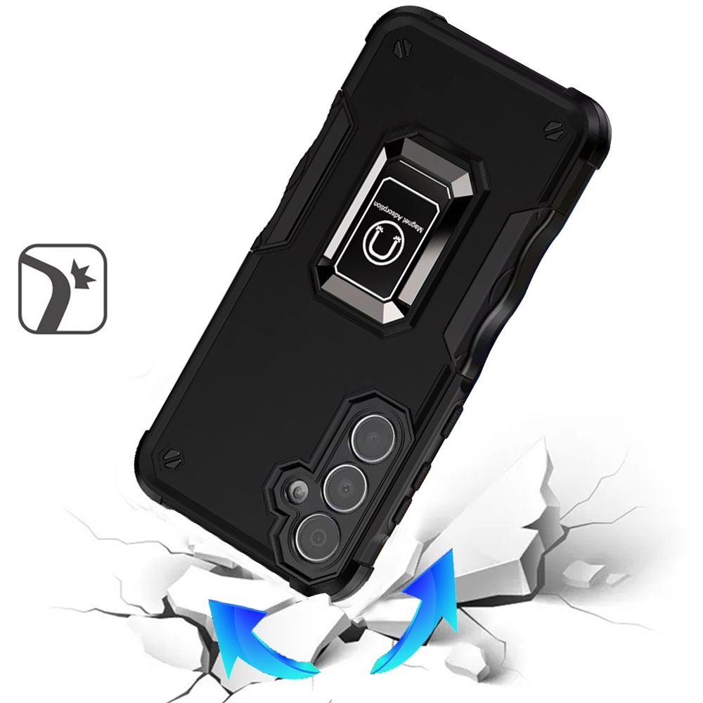 For Samsung Galaxy S25 Ultra Hybrid Magnetic Ring Holder Stand Rugged Case Cover - Picture 12 of 91