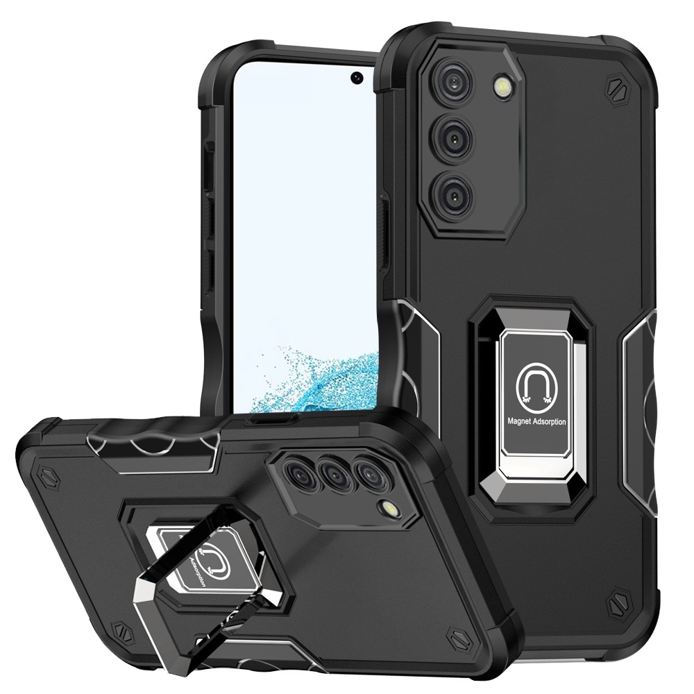For Samsung Galaxy S25 Ultra Hybrid Magnetic Ring Holder Stand Rugged Case Cover - Picture 19 of 91