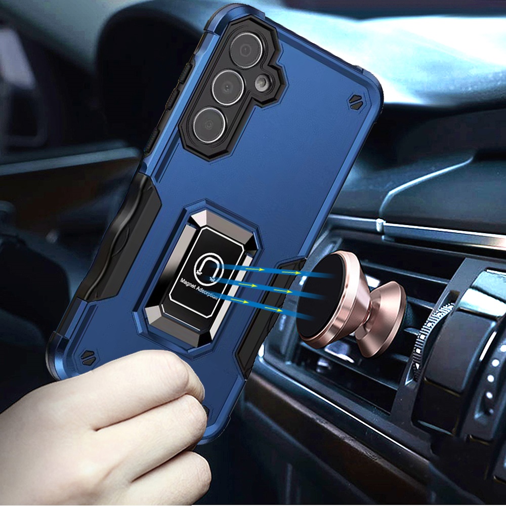 For Samsung Galaxy S25 Ultra Hybrid Magnetic Ring Holder Stand Rugged Case Cover - Picture 24 of 91
