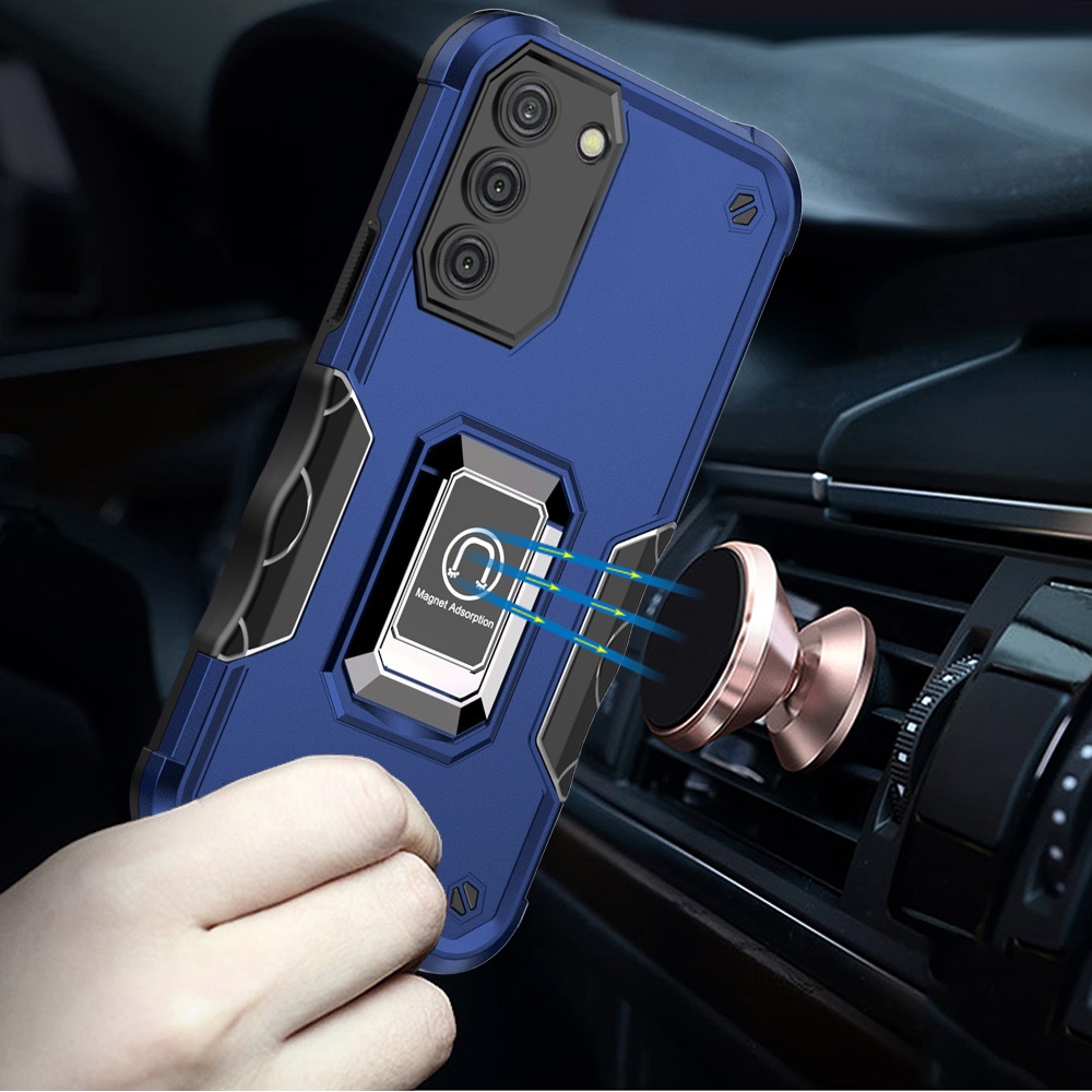 For Samsung Galaxy S25 Ultra Hybrid Magnetic Ring Holder Stand Rugged Case Cover - Picture 31 of 91