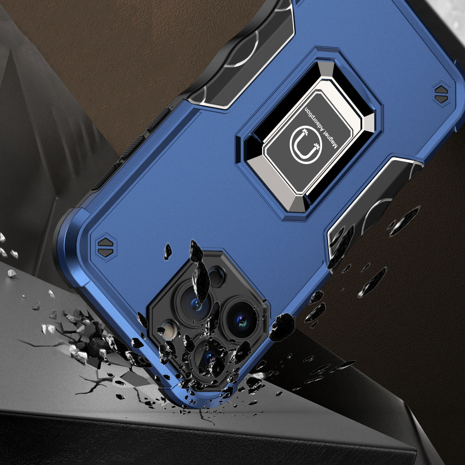 For Samsung Galaxy S25 Ultra Hybrid Magnetic Ring Holder Stand Rugged Case Cover - Picture 28 of 91