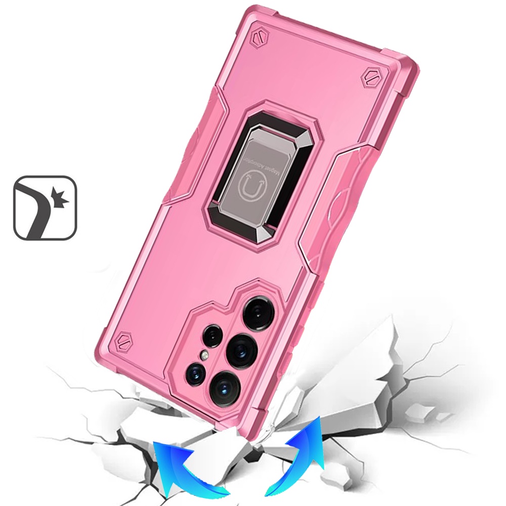 For Samsung Galaxy S25 Ultra Hybrid Magnetic Ring Holder Stand Rugged Case Cover - Picture 83 of 91