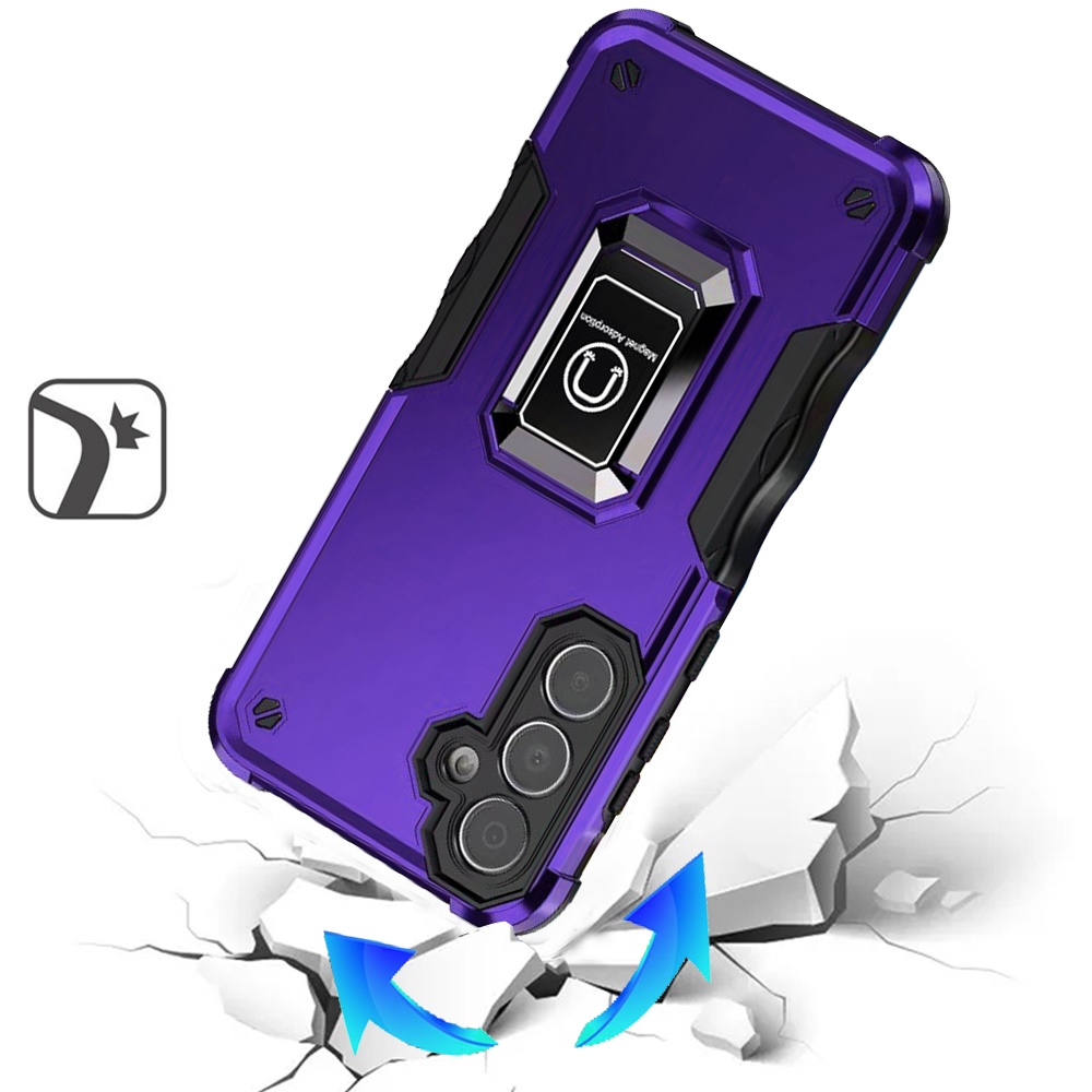 For Samsung Galaxy S25 Ultra Hybrid Magnetic Ring Holder Stand Rugged Case Cover - Picture 32 of 91