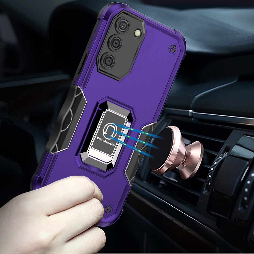 For Samsung Galaxy S25 Ultra Hybrid Magnetic Ring Holder Stand Rugged Case Cover - Picture 41 of 91