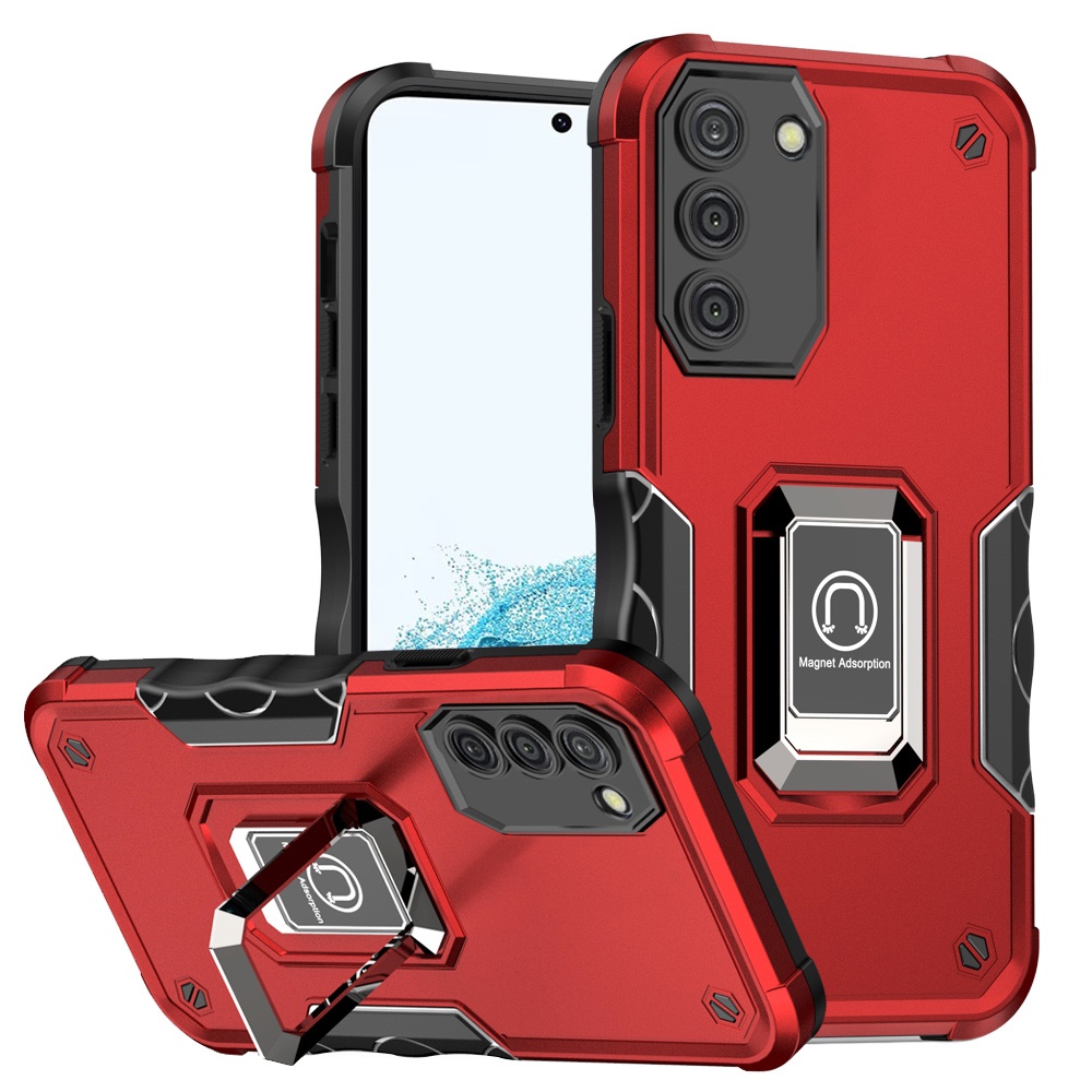 For Samsung Galaxy S25 Ultra Hybrid Magnetic Ring Holder Stand Rugged Case Cover - Picture 49 of 91