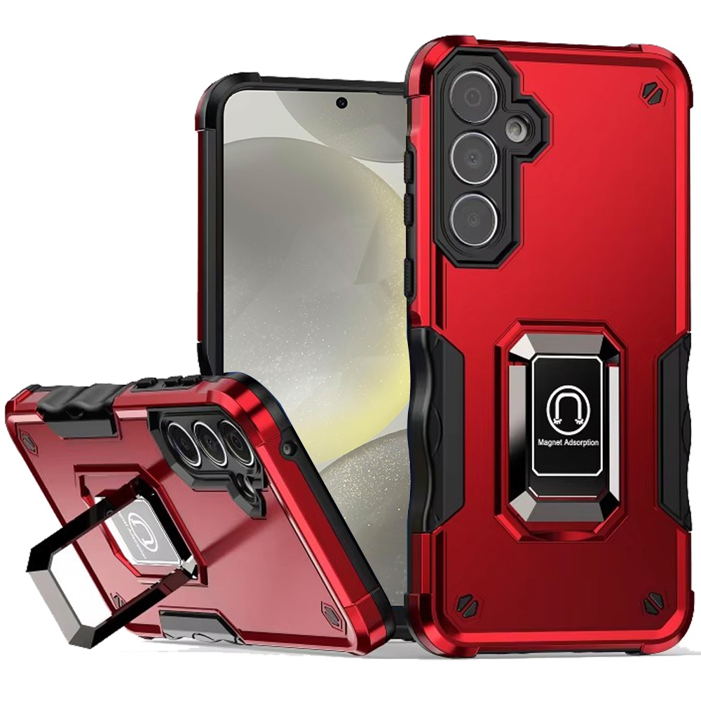 For Samsung Galaxy S25 Ultra Hybrid Magnetic Ring Holder Stand Rugged Case Cover - Picture 43 of 91