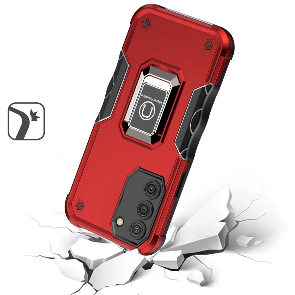 For Samsung Galaxy S25 Ultra Hybrid Magnetic Ring Holder Stand Rugged Case Cover - Picture 50 of 91