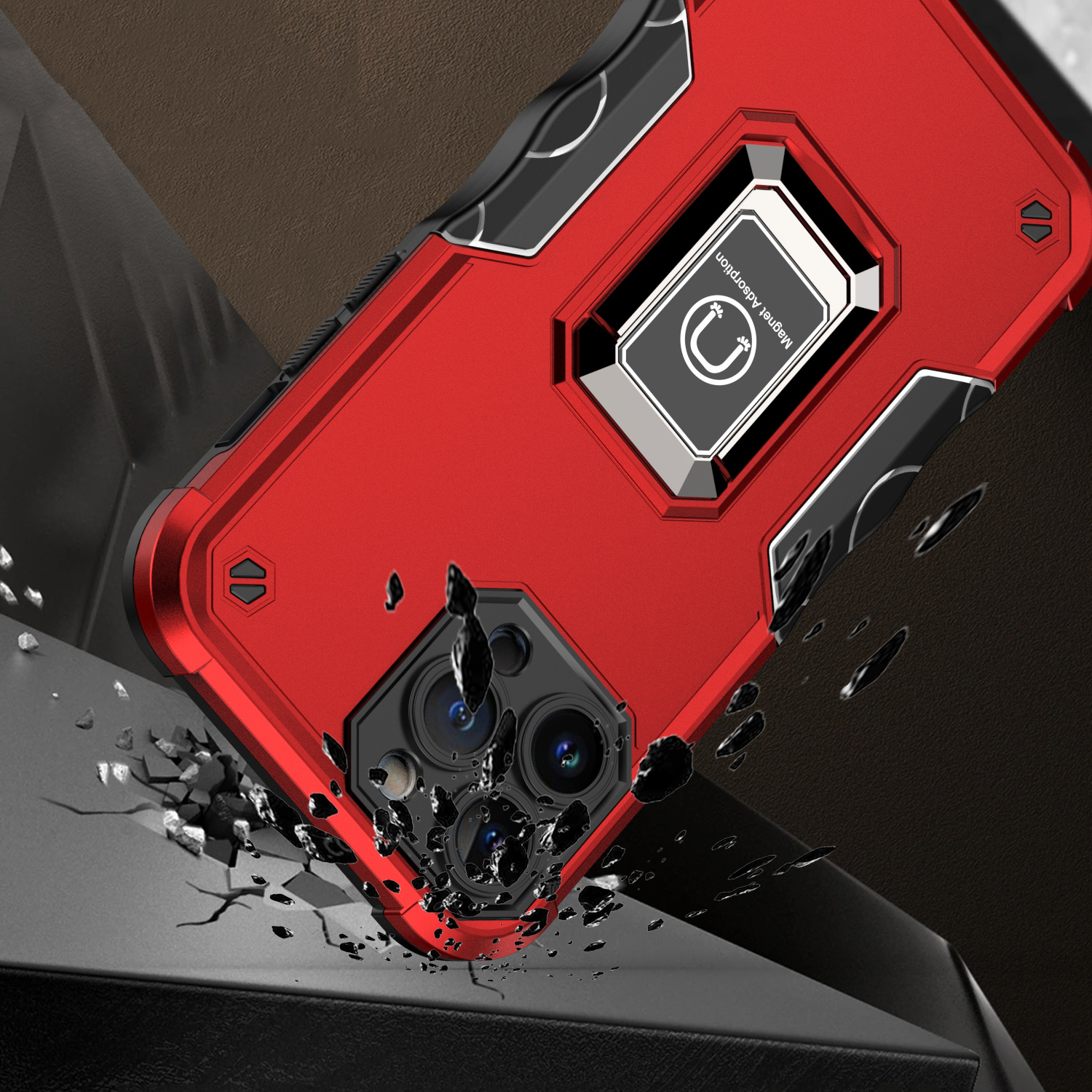 For Samsung Galaxy S25 Ultra Hybrid Magnetic Ring Holder Stand Rugged Case Cover - Picture 48 of 91
