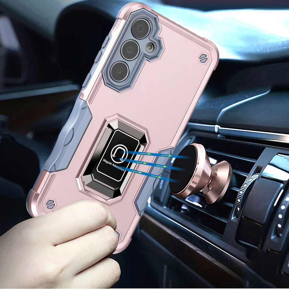 For Samsung Galaxy S25 Ultra Hybrid Magnetic Ring Holder Stand Rugged Case Cover - Picture 54 of 91