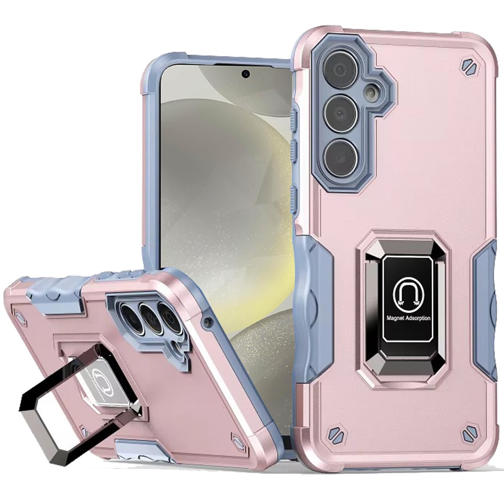 For Samsung Galaxy S25 Ultra Hybrid Magnetic Ring Holder Stand Rugged Case Cover - Picture 53 of 91